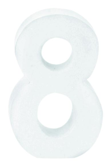 Cardboard number 8 10x3,5cm